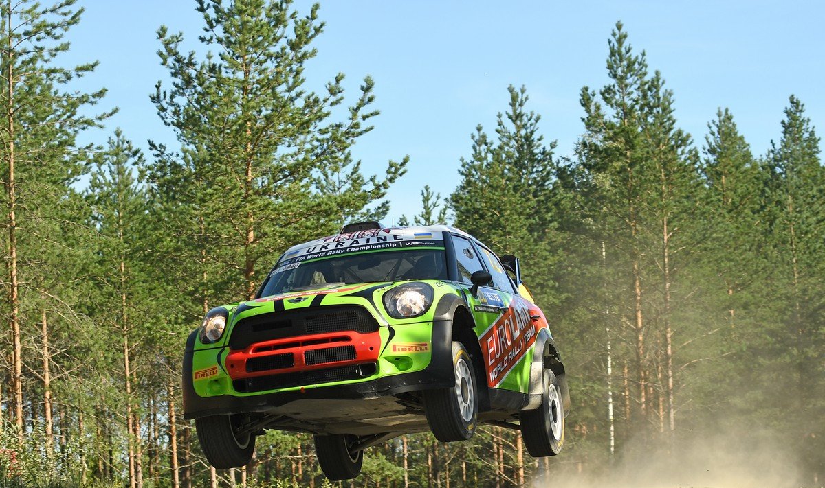 "Samsonas Rally Rokiškis" dalyvauti panoro ukrainiečių ekipažas su WRC kalibro "Mini"