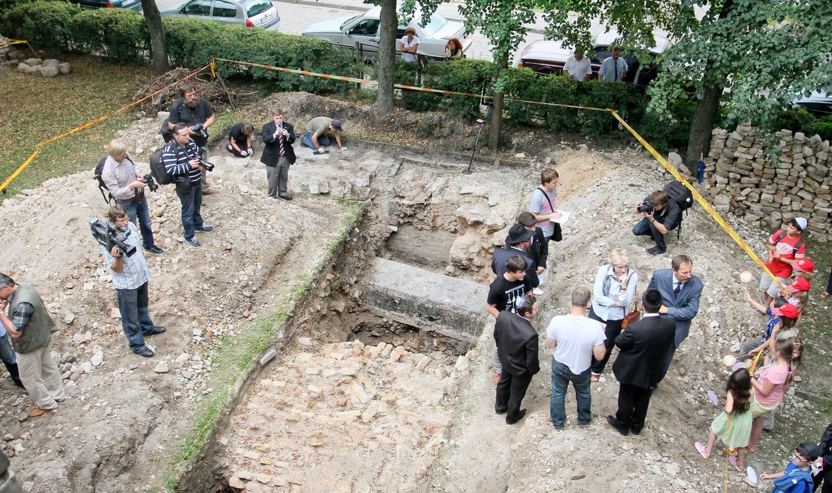 Remnants of the Great Synagogue of Vilnius