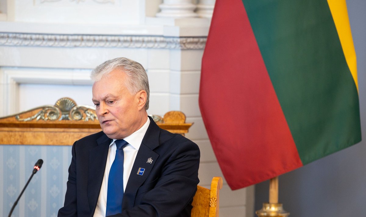Lietuvos prezidentas Gitanas Nausėda priėmė Ukrainos prezidentą Volodymyrą Zelenskį