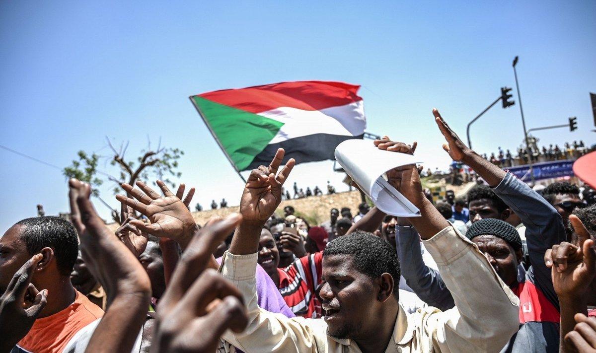Protestai Sudane