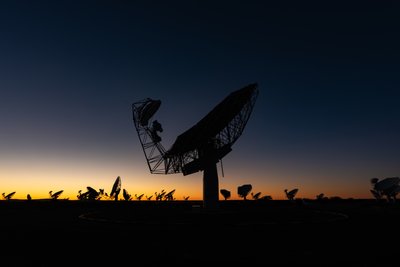 MeerKAT radioteleskopai Pietų Afrikos Respublikoje. sarao.ac.za nuotr.