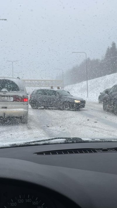 Eismo įvykis Vilniaus vakariniame aplinkkelyje