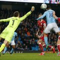 „Manchester City“ paskutinę akimirką išplėšė pergalę lygos taurės pusfinalyje