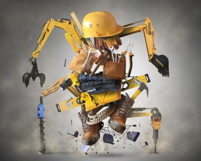 Robotas statybininkas