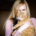 Į gatvę išmestas katinas Gintaras vilnietės namuose tapo tikru fotomodeliu