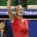 WTA reitinge - čekės P. Kvitovos šuolis į viršų