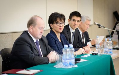 Krzysztof Pietraszkiewicz, prof. dr hab. Małgorzata Zaleska, dr Marek Rozkrut, Piotr Kuczyński