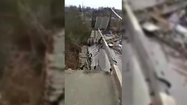 Rusijos Smolensko srityje sugriuvo tiltas