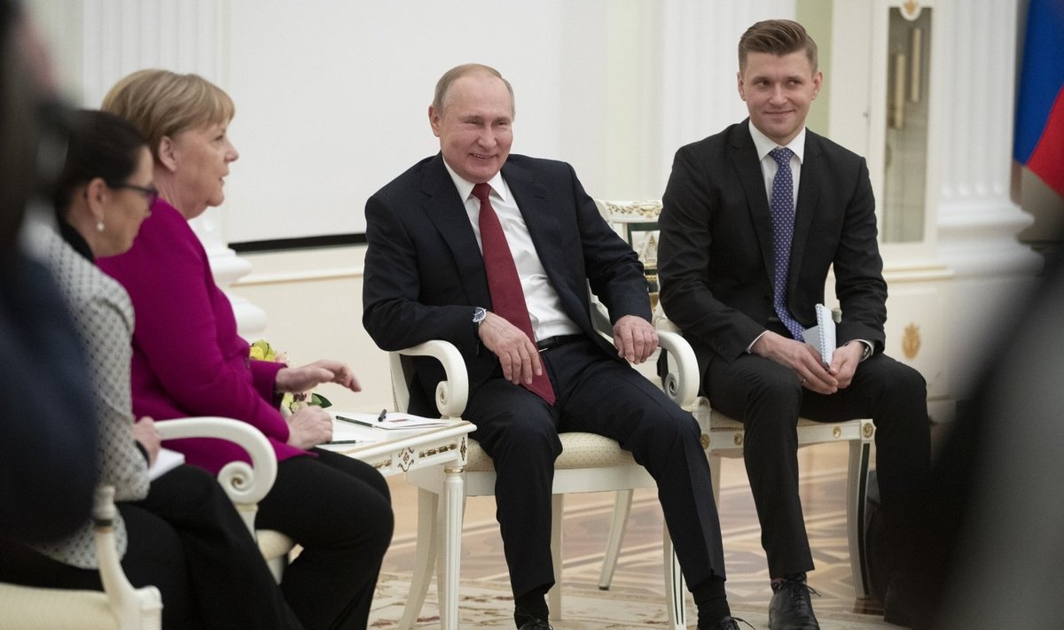 Merkel ir Putino susitikimas