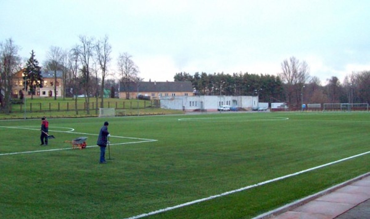 Dirbtinės dangos futbolo aikštė Panevėžyje