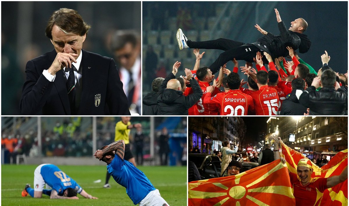 Italijos ir Šiaurės Makedonijos akistatos rezultatas buvo šokiruojantis