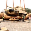US heavy military equipment delivered to Lithuania