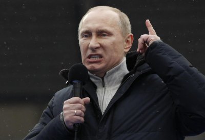 V. Putinas rėkia