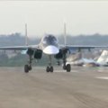 Rusija išplatino oro antskrydžių Sirijoje vaizdo medžiagą