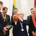 Грибаускайте наградила литовскую сборную орденами