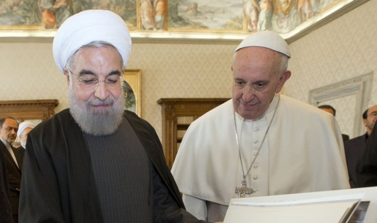 Hassan Rouhani, Popiežius Pranciškus