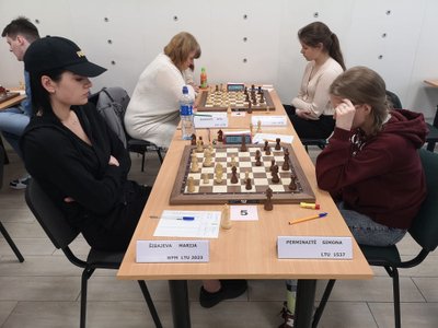 Lietuvos šachmatų čempionatas, Marija Šibajeva, Simona Perminaitė
