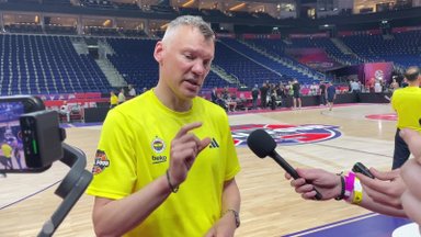 Šarūno Jasikevičiaus komentaras prieš mažąjį Eurolygos finalą