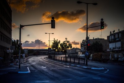 Šabui prasidėjus Tel Avivo gatvės visiškai ištuštėja