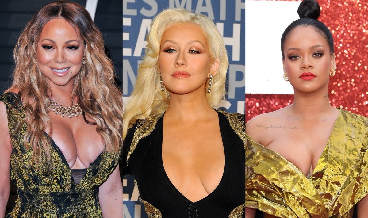 Mariah Carey, Christina Aguilera, Rihanna