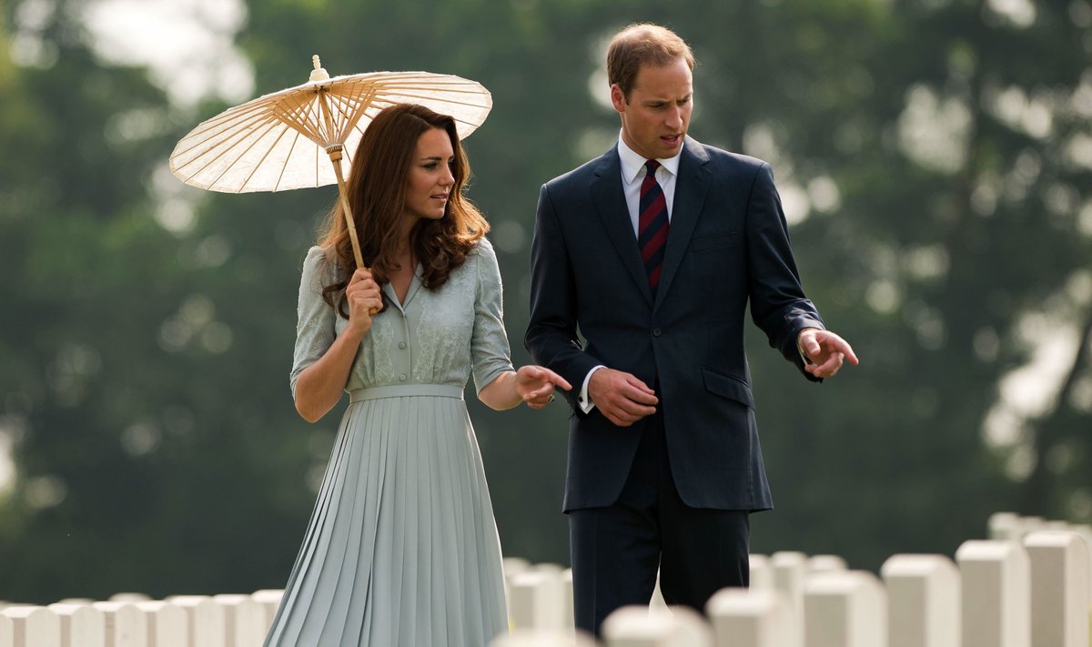 Catherine Middleton ir princas Williamas