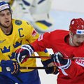 Pasaulio ledo ritulio čempionate rusai užkirto švedams kelią į ketvirtfinalį