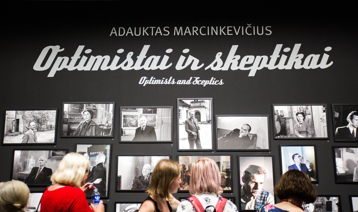 Adaukto Marcinkevičiaus parodos "Optimistai ir skeptikai" atidarymas
