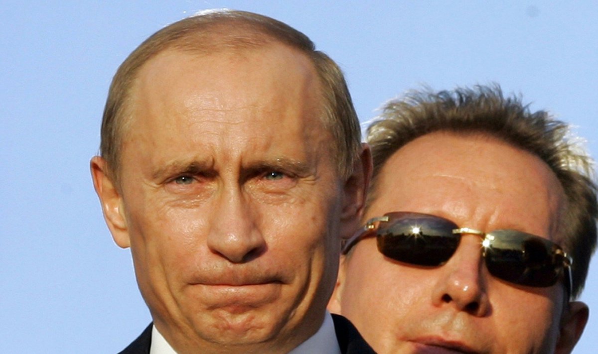 Vladimiras Putinas ir Viktoras Zolotovas
