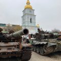Sostinėje bus eksponuojamas į Lietuvą atvežtas Ukrainos kariuomenės sunaikintas rusų tankas