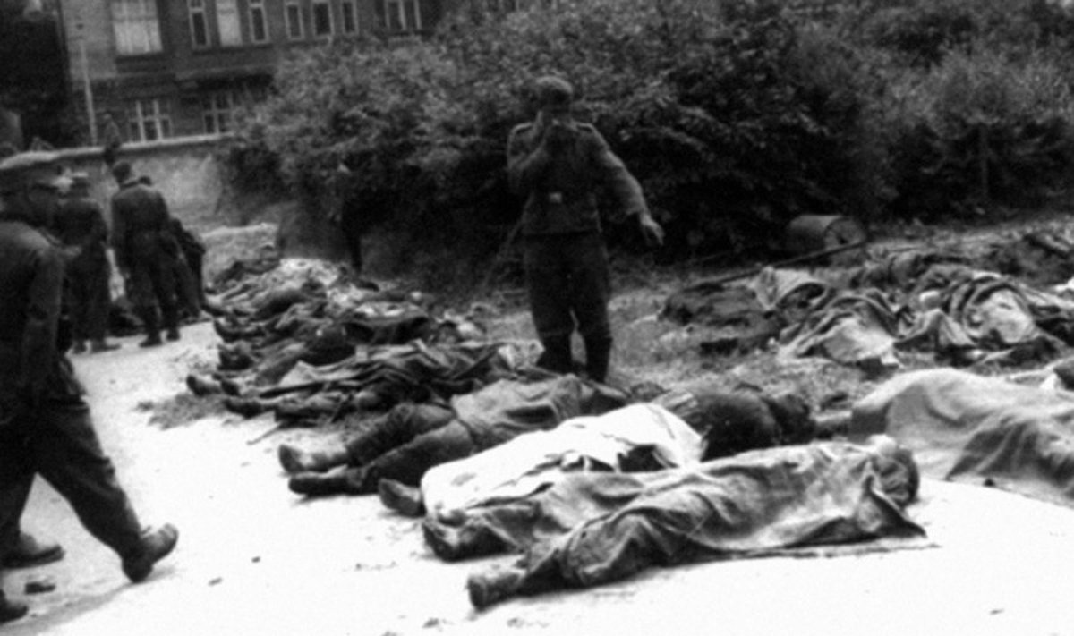 Jau 1941 m. birželio 22 d. pradėti šaudyti kaliniai įvairiuose SSRS miestuose. Bolševikų sušaudytieji Lvovo kalėjimo kieme, leidyklos „Briedis“ nuotr.