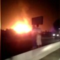 Nufilmavo: dujotiekio sprogimas Taškento priemiestyje