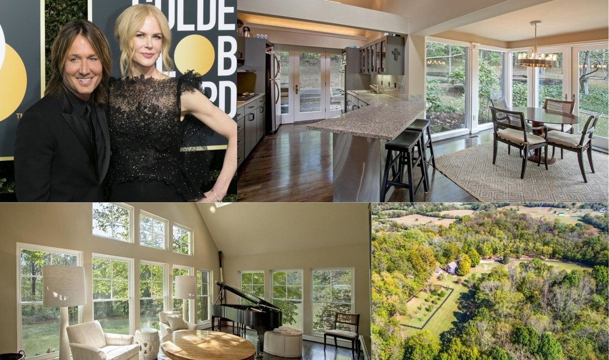 Nicole Kidman ir Keithas Urbanas parduoda namą