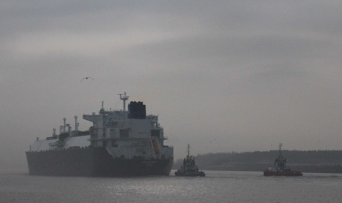 Į Klaipėdos uostą atplaukė dujovežis "Golar Seal"