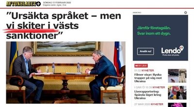 Aftonbladet Rusijos ambasadoriaus interviu