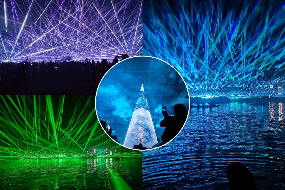 «Sostinės dienos» – Litauens største lasershow: himmelen vil lyse opp med en forbløffende dialog om teknologi og musikk