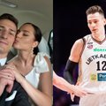 Susituokė „Lietkabelio“ krepšininkas Gabrielius Maldūnas ir šokėja Edita Navickaitė