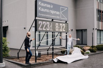 Laikmačiai skaičiuos, kiek liko iki Kaunas 2022 pirmojo renginio