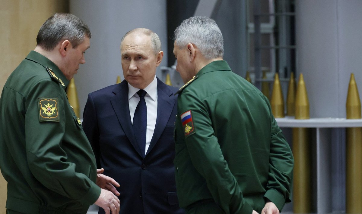 Valerijus Gerasimovas, Vladimiras Putinas, Sergejus Šoigu