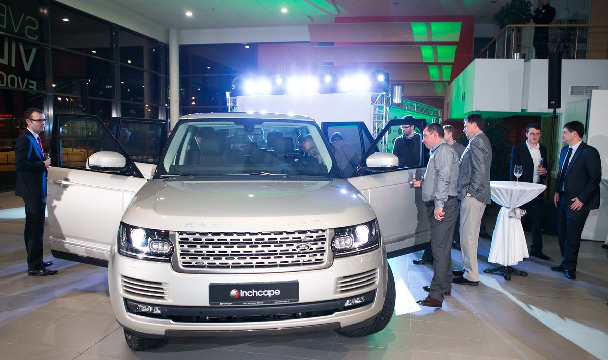 Range Rover pristatymas Vilniuje