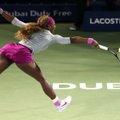 WTA serijos teniso turnyro Dubajuje favoritė pateko į ketvirtfinalį