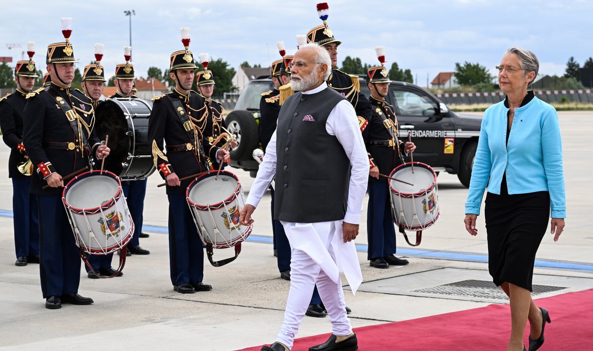 Indijos premjero vizitas Prancūzijoje 