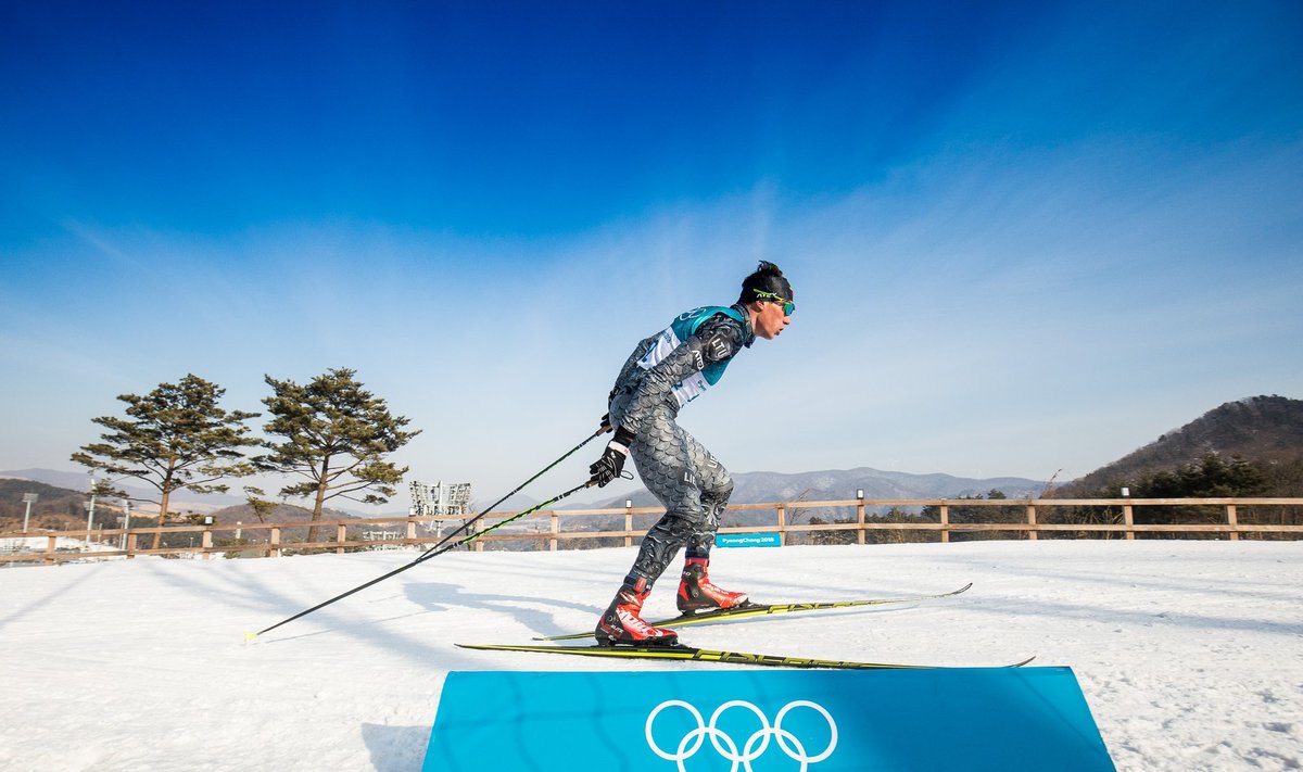 Pjongčango olimpiada: slidinėjimas, 15 km lenktynės laisvuoju stiliumi – Modestas Vaičiulis
