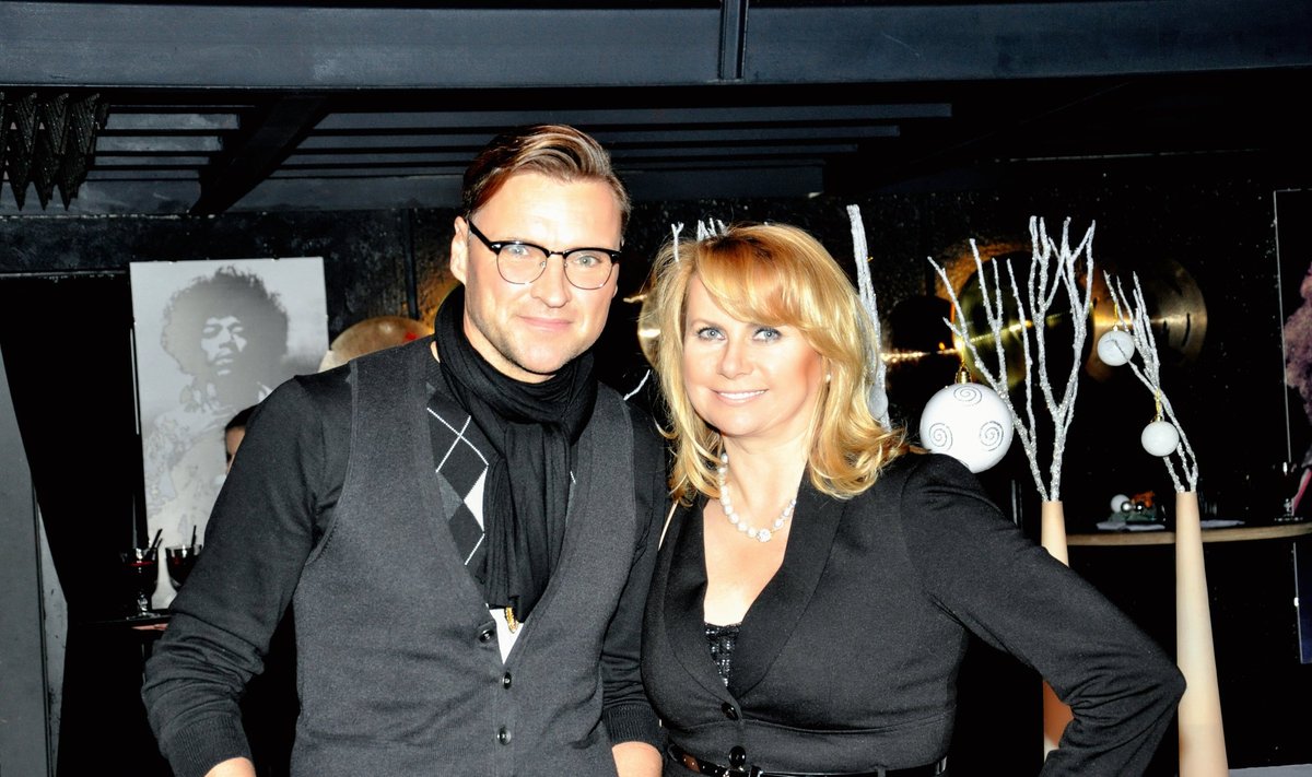 Žilvinas Grigaitis su žmona Elle
