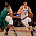 NBA – europiečių naktis: K. Porzingis, T. Parkeris ir G. Antetokounmpo kartu pelnė beveik 90 taškų