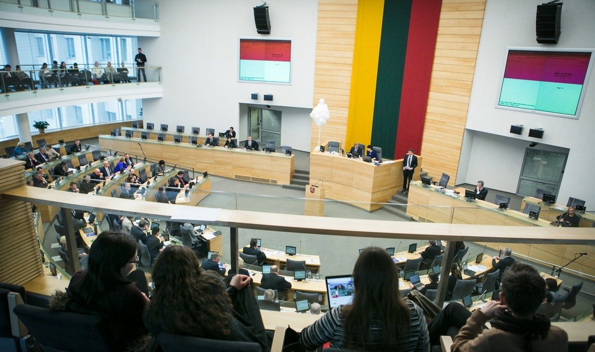 LR Seimo plenarinis posėdis