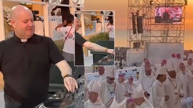 Laisvalaikiu prie DJ pulto stojantis kunigas tapo interneto žvaigžde: vaizdo įrašai sulaukė daugybės pasidalinimų
