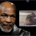 Bokso legenda Mike'as Tysonas kumščiais talžė keleivį, video iš lėktuvo peržiūrėjo milijonai