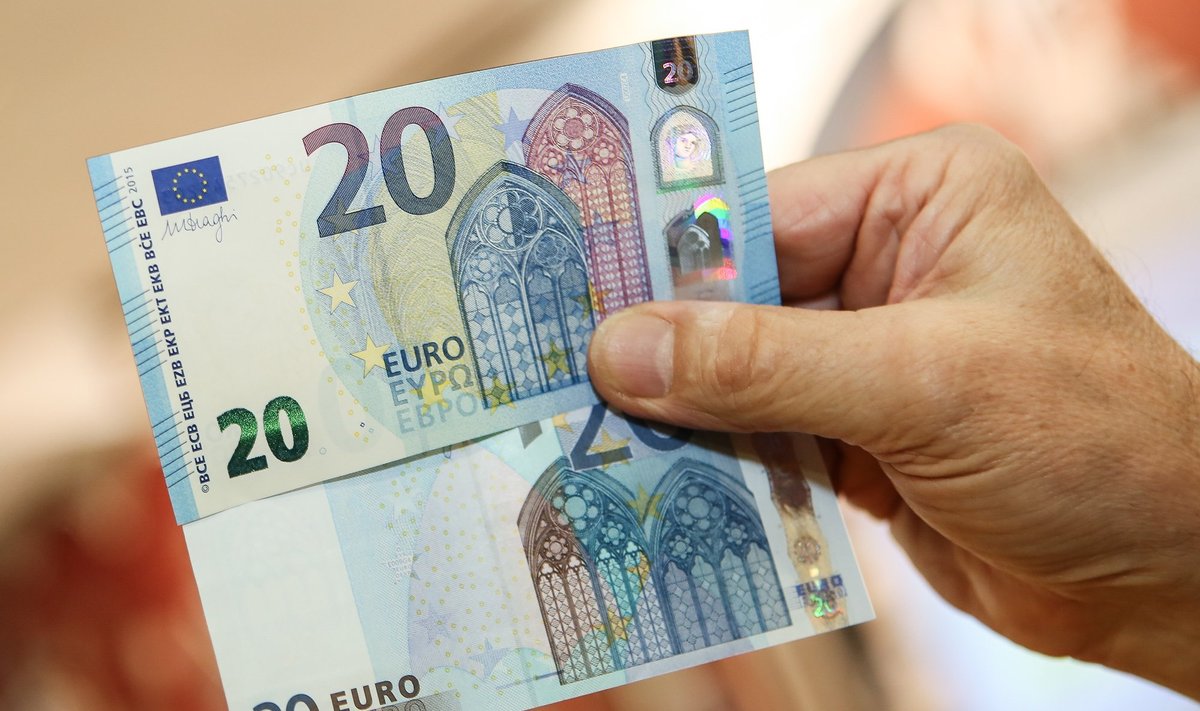 Lietuvos bankas pristato naująjį 20-ies eurų banknotą