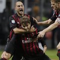 „Milan“ atgimimas? Pranoko „Juventus“ klubą ir pakilo į antrą vietą