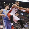 J. Valančiūnas vedė į pergalę „Raptors“ klubą NBA čempionato mače